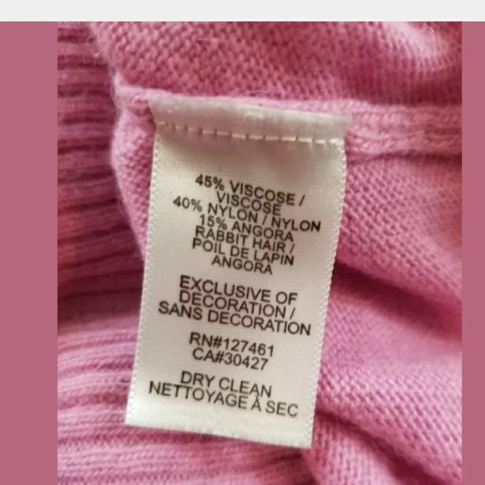 Wildfox Pink V-Neck Sweater - Picture 8 of 8